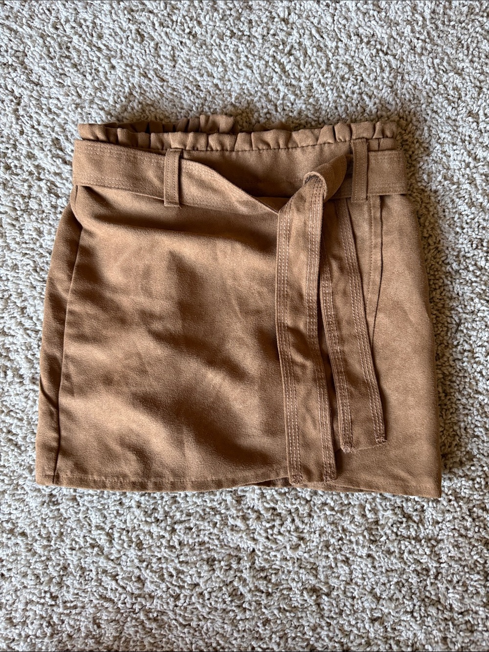Abercrombie Kids Suede Skirt With Built In Shorts